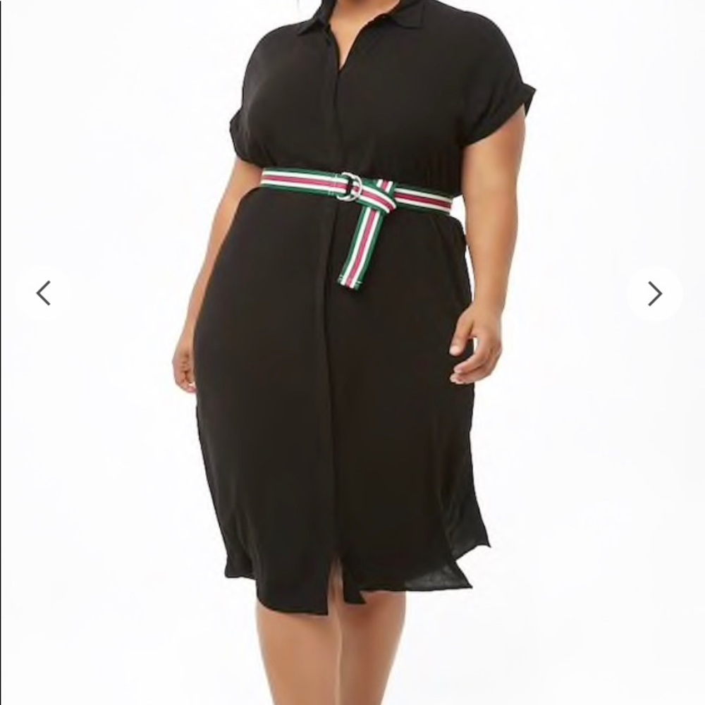 Belted Shirt Dress